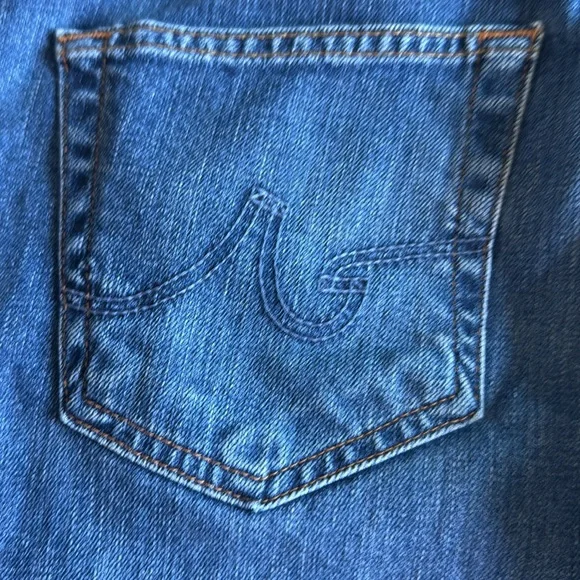 AG Adriano Goldschmied Medium Wash Jeans The ex-boyfriend slim Size 24R. - Picture 4 of 12